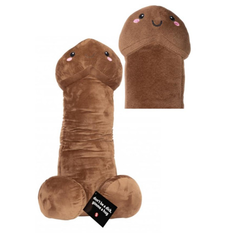 Peluches a forma di pene Penis Plushie 100 cm Brown