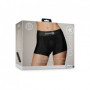 Boxer strap on con vibrazione Vibrating Strap-on Boxer Black