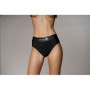 Slip con vibrazione mutanda Vibrating Strap-on Thong Removable Straps Black