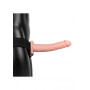 Dildo anale cavo fallo realistico vaginale indossabile Hollow Strap-on without Balls - 10'' / 24,5 cm - Flesh