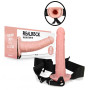 Dildo anale cavo fallo realistico vaginale indossabile Hollow Strap-on without Balls - 10'' / 24,5 cm - Flesh