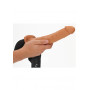 Dildo realistico cavo fallo vaginale anale indossabile Hollow Strap-on without Balls - 10'' / 24,5 cm - Tan