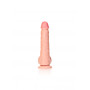 Fallo realistico anale vaginale XXL con ventosa e testicoli straight dildo 9" rosa