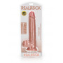 Fallo realistico maxi vaginale anale con ventosa e testicoli straight dildo 28 cm rosa