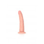 Fallo con ventosa piccolo vaginale anale realistico slim dildo 15.5 cm rosa