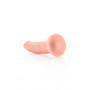 Fallo con ventosa piccolo vaginale anale realistico slim dildo 15.5 cm rosa