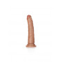 Fallo piccolo con ventosa realistico vaginale anale slim dildo 15.5 cm tan