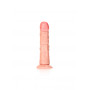 Fallo grosso realistico piccolo con ventosa anale vaginale curved dildo 15.5 cm rosa