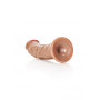 Fallo realistico piccolo grosso anale vaginale con ventosa curved dildo 15.5 cm tan