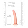 Fallo piccolo con ventosa realistico vaginale anale Slim Dildo 18 cm pink