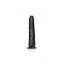 Fallo realistico vaginale anale con ventosa slim dildo 18 cm black