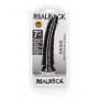 Fallo realistico vaginale anale con ventosa slim dildo 18 cm black