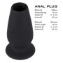 Plug anale cavo in silicone Lust Tunnel M