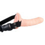 Vibratore cavo vaginale anale indossabile easy rider strap-on