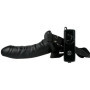 Vibratore indossabile cavo vaginale anale easy rider strap-on black