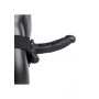 Dildo realistico cavo fallo vaginale anale indossabile Hollow Strap-on with Balls - 7'' / 18 cm - Black