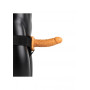 Dildo vaginale realistico fallo anale cavo indossabile Hollow Strap-on without Balls - 6'' / 15,5 cm - Tan