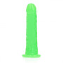 Dildo realistico piccolo con ventosa vaginale anale Slim Dildo Suction glow in the dark