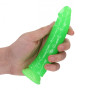 Dildo realistico piccolo con ventosa vaginale anale Slim Dildo Suction glow in the dark