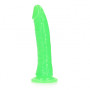 Dildo vaginale anale con ventosa realistico Slim Dildo Suction Cup glow in the dark