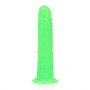 Dildo vaginale anale con ventosa realistico Slim Dildo Suction Cup glow in the dark