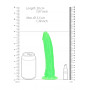 Dildo vaginale anale con ventosa realistico Slim Dildo Suction Cup glow in the dark