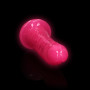 Dildo grande con ventosa anale vaginale realistico Slim Dildo Suction Cup glow in the dark pink