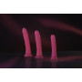 Dildo grande con ventosa anale vaginale realistico Slim Dildo Suction Cup glow in the dark pink