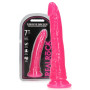 Dildo grande con ventosa anale vaginale realistico Slim Dildo Suction Cup glow in the dark pink