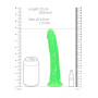 Dildo con ventosa grande vaginale anale Slim Dildo Suction Cup glow in the dark