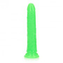 Dildo con ventosa grande vaginale anale Slim Dildo Suction Cup glow in the dark