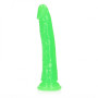 Dildo con ventosa grande vaginale anale Slim Dildo Suction Cup glow in the dark