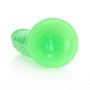 Dildo vaginale anale con ventosa Slim Dildo Suction Cup Neon Green