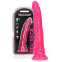 Dildo realistico vaginale anale fallo con ventosa Slim Dildo Suction Cup Neon Pink