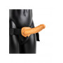 fallo vaginale cavo dildo realistico anale indossabile Hollow Strap-on without Balls - 8'' / 20,5 cm - Tan