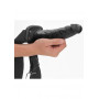 fallo cavo realistico vaginale dildo anale indossabile Hollow Strap-on without Balls - 8'' / 20,5 cm - Black