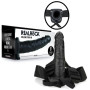 fallo cavo realistico vaginale dildo anale indossabile Hollow Strap-on without Balls - 8'' / 20,5 cm - Black