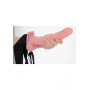 Fallo realistico vaginale cavo dildo anale indossabile Hollow Strap-on with Balls - 9'' / 23 cm - Flesh