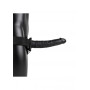 Vibratore vaginale cavo indossabile dildo vibrante anale realistico Vibrating Hollow Strap-on No Balls - 10'' / 24,5 cm - Black