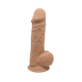 Dildo maxi vaginale anale in silicone realistico Model 1 21.5 cm caramel