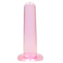 Fallo non realistico vaginale anale piccolo dildo rosa indossabile con ventosa