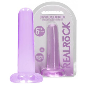 Fallo non realistico vaginale anale dildo strap on viola con ventosa stimolatore