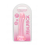 Dildo piccolo anale vaginale con ventosa Non Realistic Dildo Suction Cup Rosa 17 cm