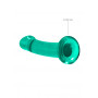 Dildo vaginale anale con ventosa Non Realistic Dildo Suction Cup Turquise17 cm