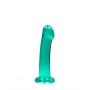 Dildo vaginale anale con ventosa Non Realistic Dildo Suction Cup Turquise17 cm