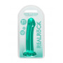 Dildo vaginale anale con ventosa Non Realistic Dildo Suction Cup Turquise17 cm