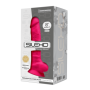 Dildo con ventosa in silicone realistico vaginale anale Model 1 20 cm pink