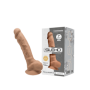 Dildo in silicone realistico vaginale anale con ventosa Model 1 17.5 cm caramel