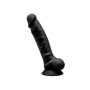 Dildo vaginale anale in silicone realistico con ventosa Model 1 17.5 cm black