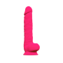 Dildo MAXI vaginale anale in silicone realistico con ventosa Model 1 38 cm pink